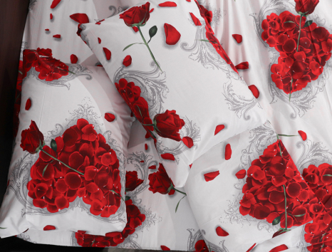 Полуторный набор постельного белья 150*220 из Бязи "Gold" №157603 Черешенка™