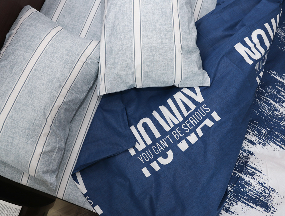 Полуторний набір постільної білизни 150*220 із Бязі "Gold" №151335AB Черешенка™