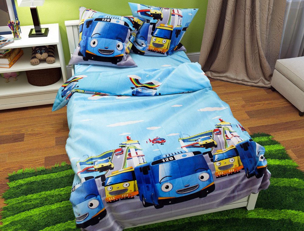 Дитячий комплект з Бязі "Gold" №164120 Черешенка™