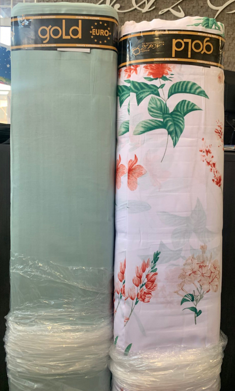 Ткань для постельного белья Бязь "Gold" Lux GL8286 (A+B) - (50м+50м)