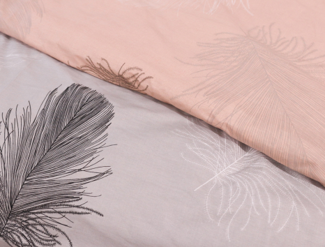 Двуспальный набор постельного белья 180*220 из Бязи "Gold" №1516613АВ Черешенка™