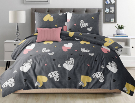 Тканина для постільної білизни Бязь "Gold" Lux GL3689dark