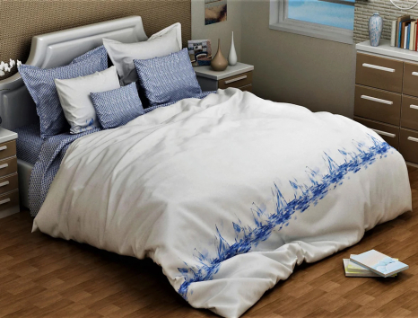 Тканина для постільної білизни Бязь "Gold" Lux GL3024 (A+B) - (50м+50м)