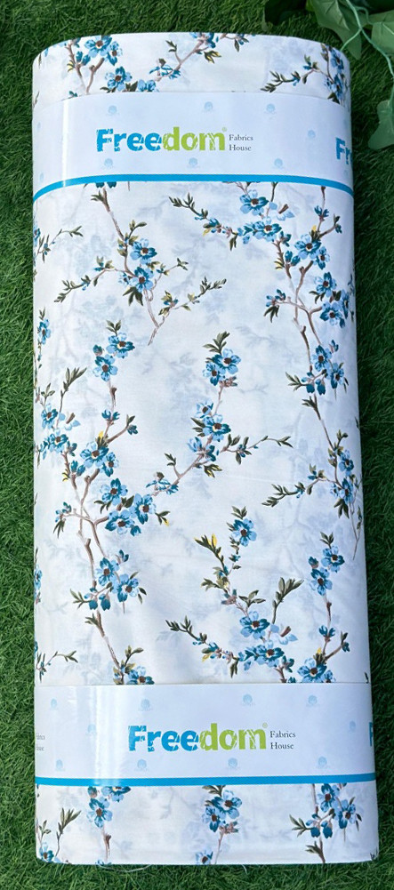 Ткань для постельного белья Ранфорс R-11-71blue (30м)