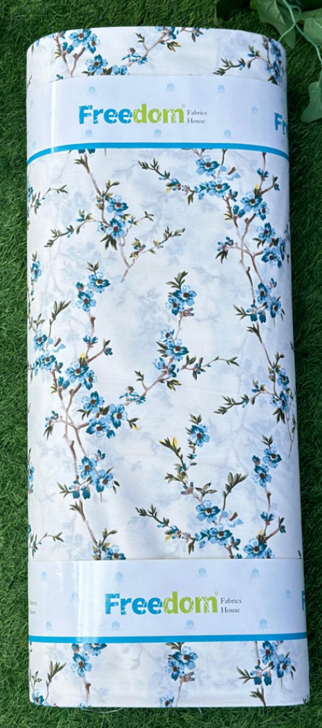 Ткань для постельного белья Ранфорс R-11-71blue (30м)