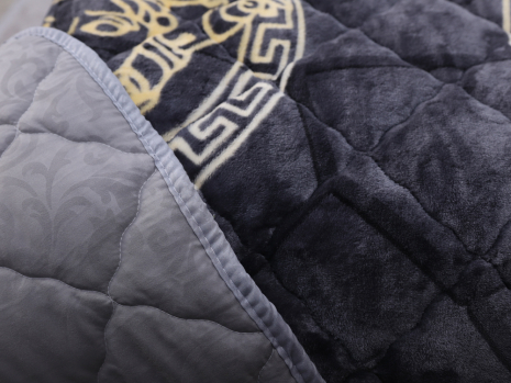 Євро-максі флісове стьобане покривало №55092R