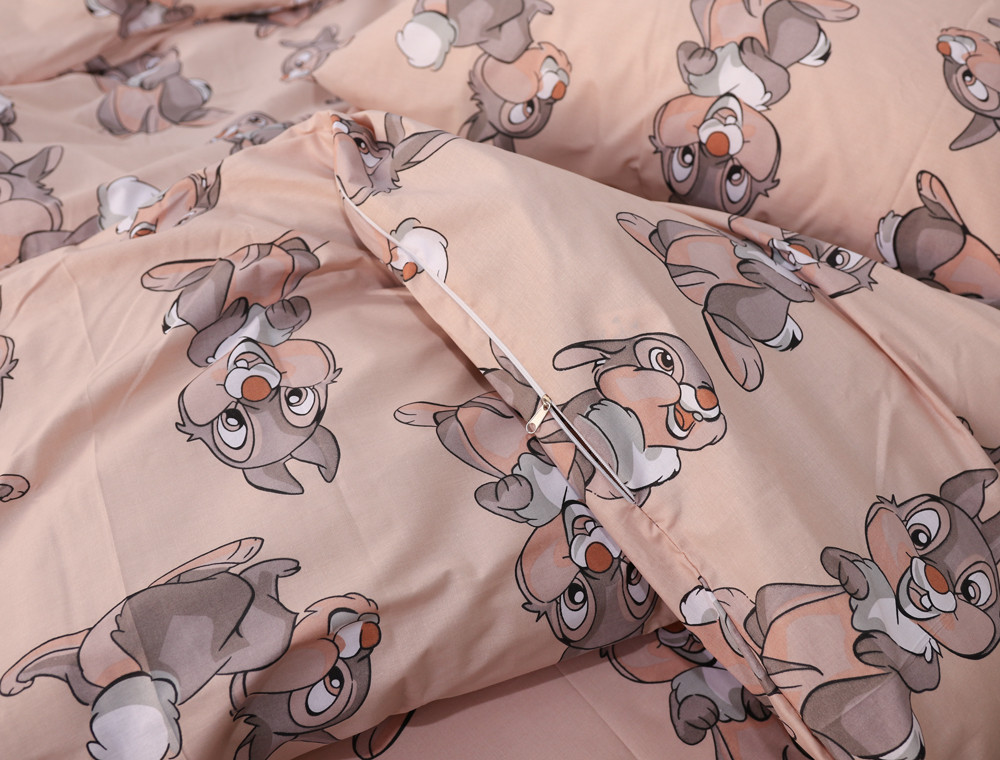 Полуторний набір постільної білизни 150*220 із Бязі "Gold" №618037 Черешенка™