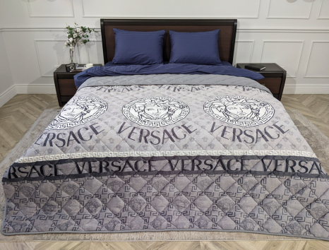 Євро-максі флісове стьобане покривало №55024