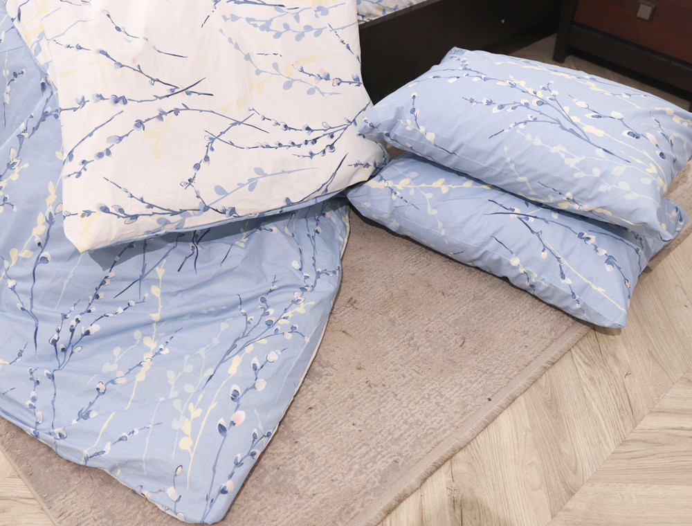 Евро макси набор постельного белья 200*220 из Бязи "Gold" №151030АВ Черешенка™