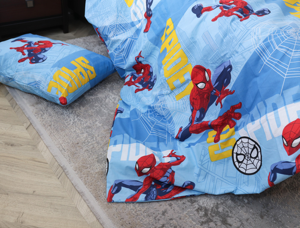 Полуторний набір постільної білизни 150*220 із Бязі "Gold" №165608 Черешенка™