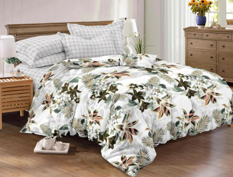 Тканина для постільної білизни Сатин S39-4 (A+B) - (60м+60м)