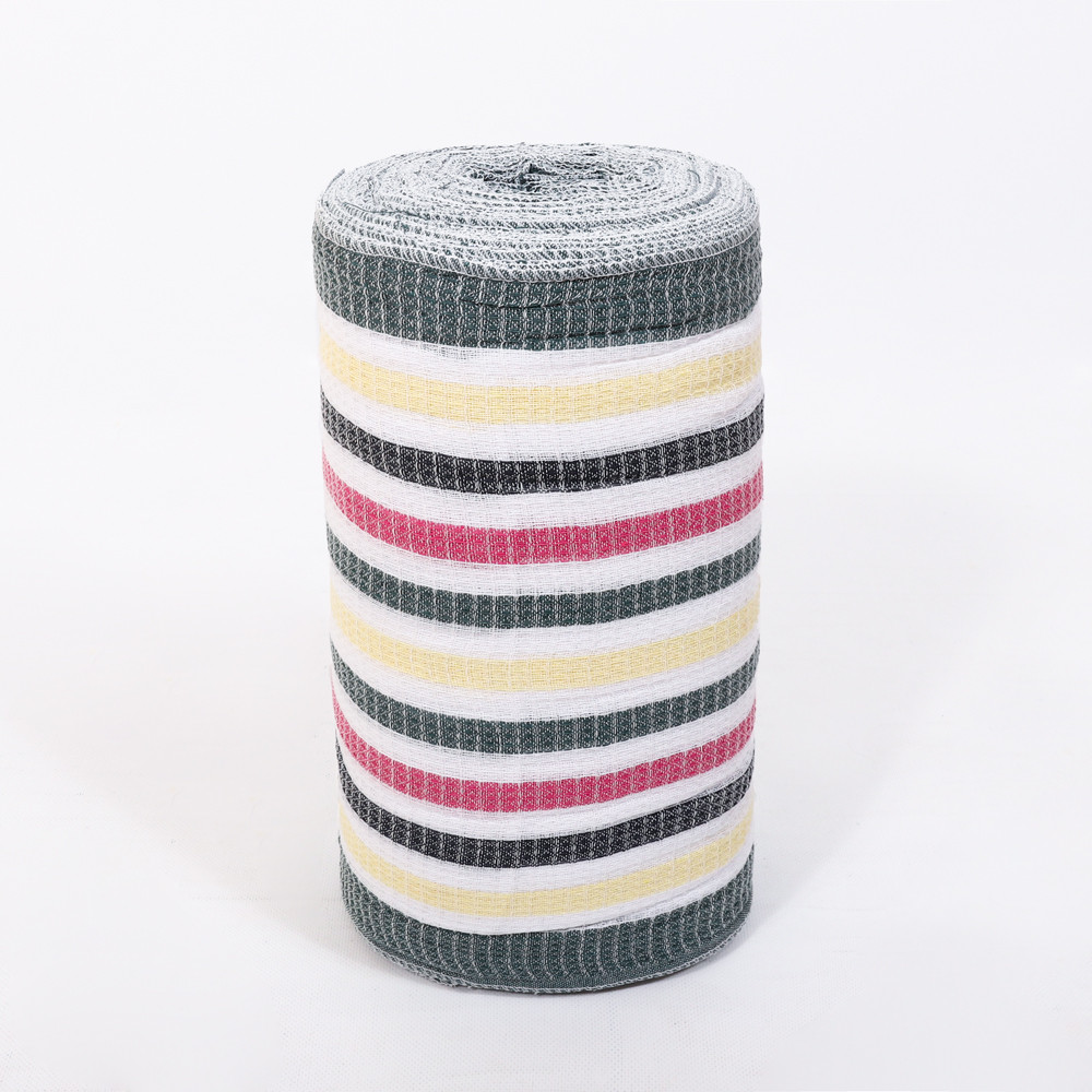 Тканина для рушників на темно-зеленій основі (50м)