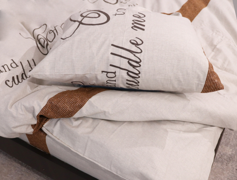 Полуторний набір постільної білизни 150*220 з Фланелі №954681 Черешенка™