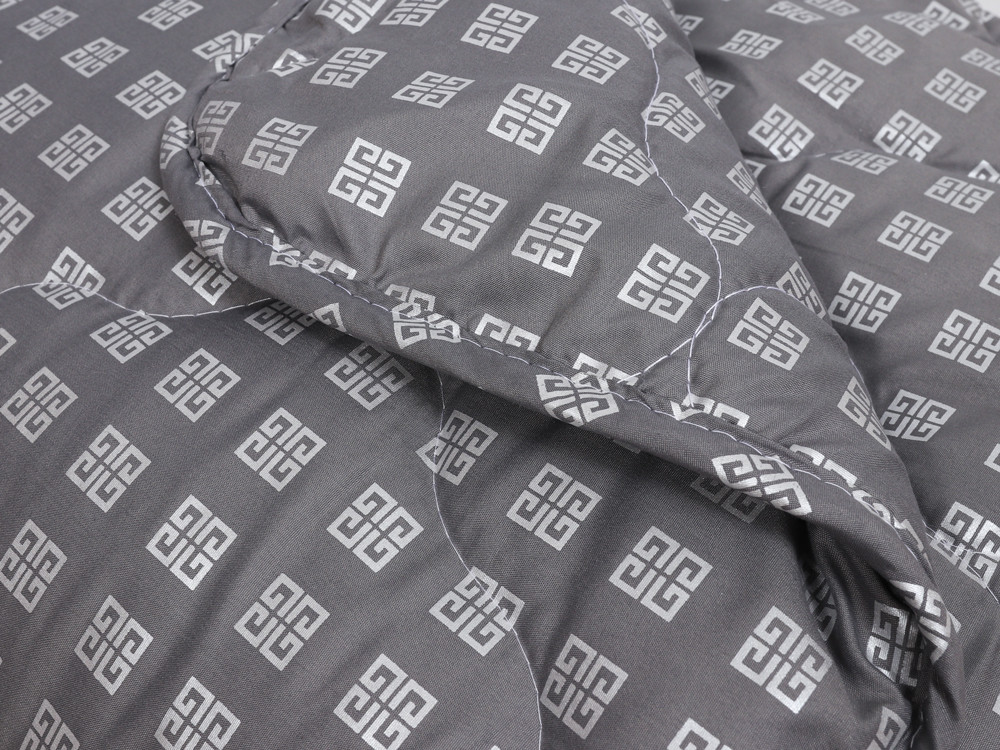 Двоспальна літня ковдра мікрофібра/холофайбер №41067