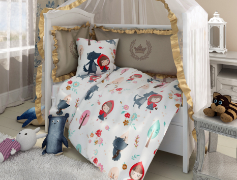 Бавовняна тканина для постільної білизни дитяча CTB1012