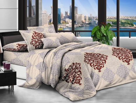 Евро макси набор постельного белья 200*220 из Ранфорса №18613904 Черешенка™