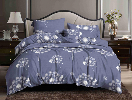 Євро набір постільної білизни 200*220 із полікотону №204074 Черешенька™