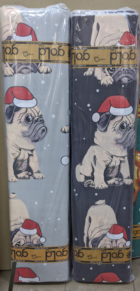 Ткань для постельного белья Бязь "Gold" Lux GL3477dark