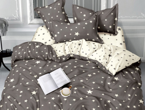 Сімейний набір постільної білизни із Сатину №048AB Черешенка™