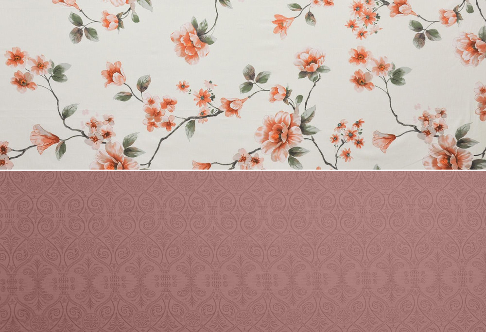 Ткань для постельного белья Бязь "Gold" Lux GL4530 (A+B) - (50м+50м)