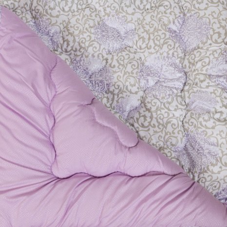 Двуспальное одеяло микрофибра/холлофайбер двустороннее №40120