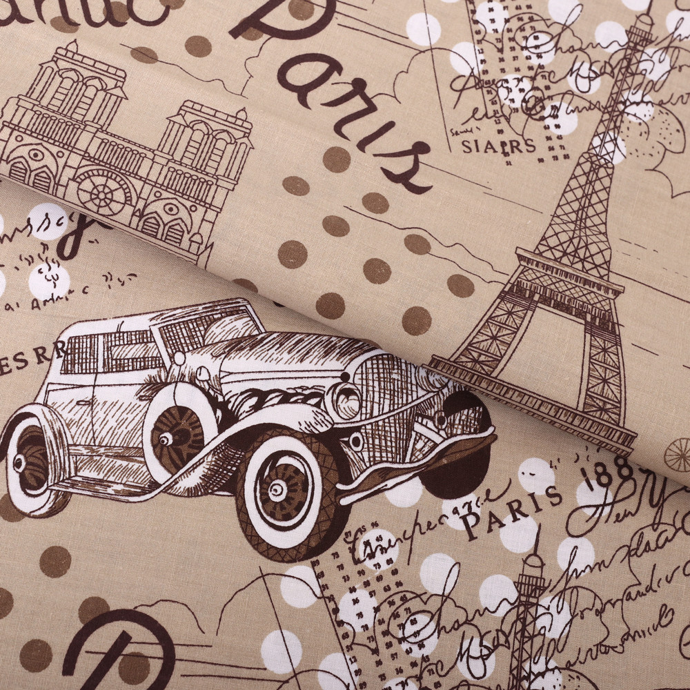 Ткань для постельного белья Бязь "Gold" Lux GL7218beige