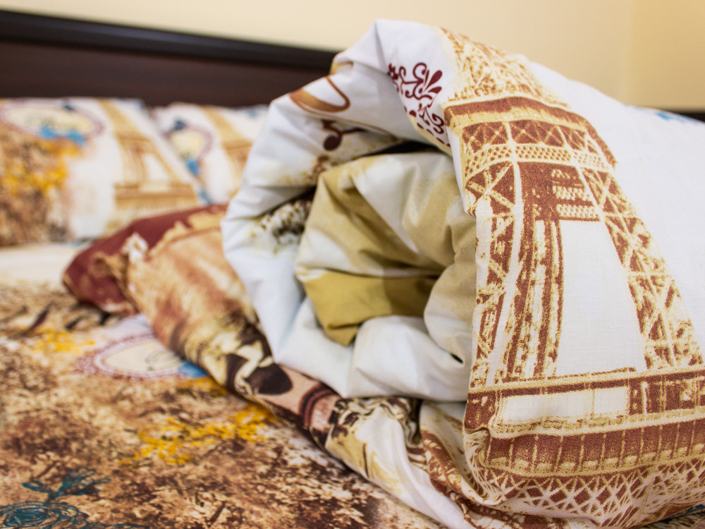 Полуторный набор постельного белья 150*220 из Бязи "Gold" №15859 Черешенка™