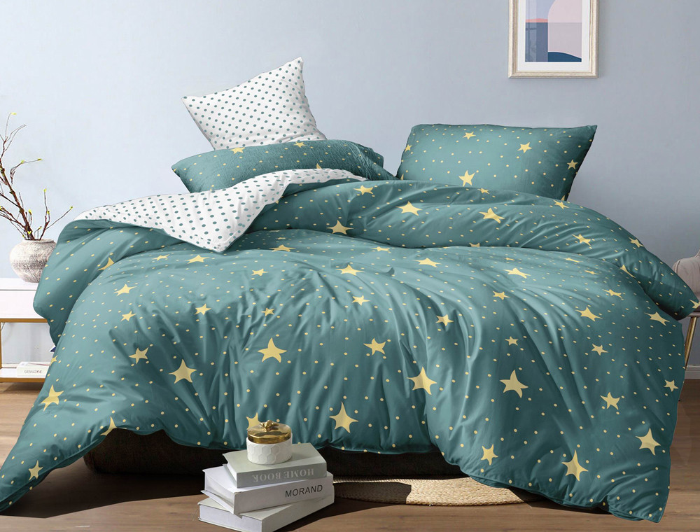 Сімейний набір постільної білизни із Сатину №861AB Черешенка™