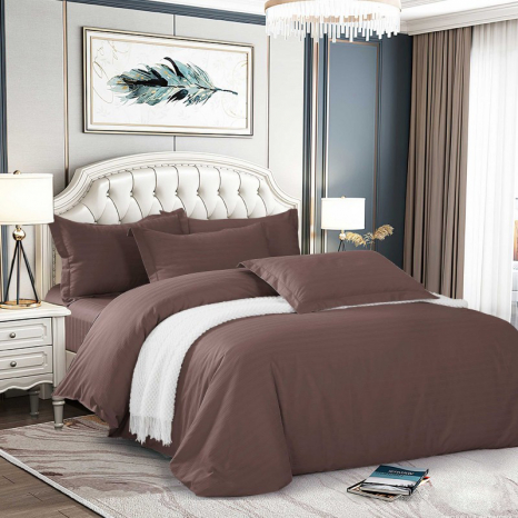 Тканина для постільної білизни Страйп-сатин мультисмужка MS-18-1312 (50м)