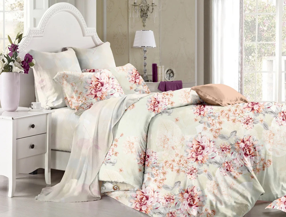 Ткань для постельного белья Сатин S48-3A (60м)