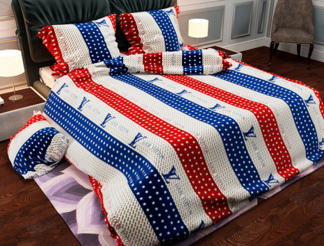 Тканина для постільної білизни Бязь "Gold" Lux GL661