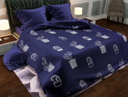 Двоспальний набір постільної білизни 180*220 із Бязі "Gold" №151561AB Черешенка™