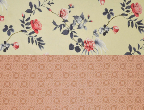 Ткань для постельного белья Сатин S-073 (A+B) - (60м+60м)