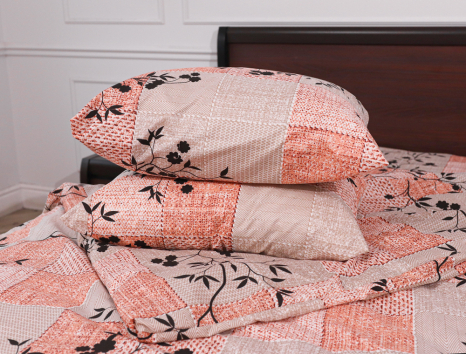 Двоспальний набір постільної білизни 180*220 із полікотону №207113 Черешенька™