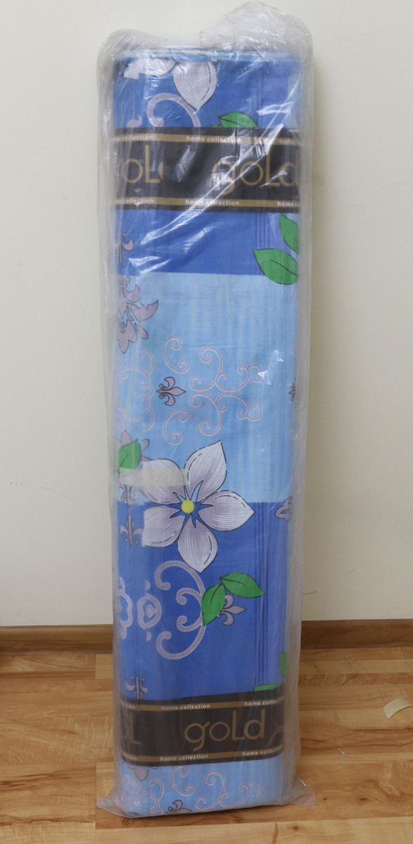 Ткань для постельного белья Бязь "Gold" Lux "Цветочная гавань (голубой)" GL2881R