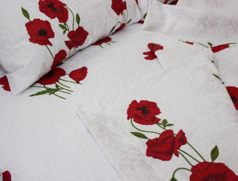 Семейный набор хлопкового постельного белья из Бязи "Gold" №156646 Черешенка™