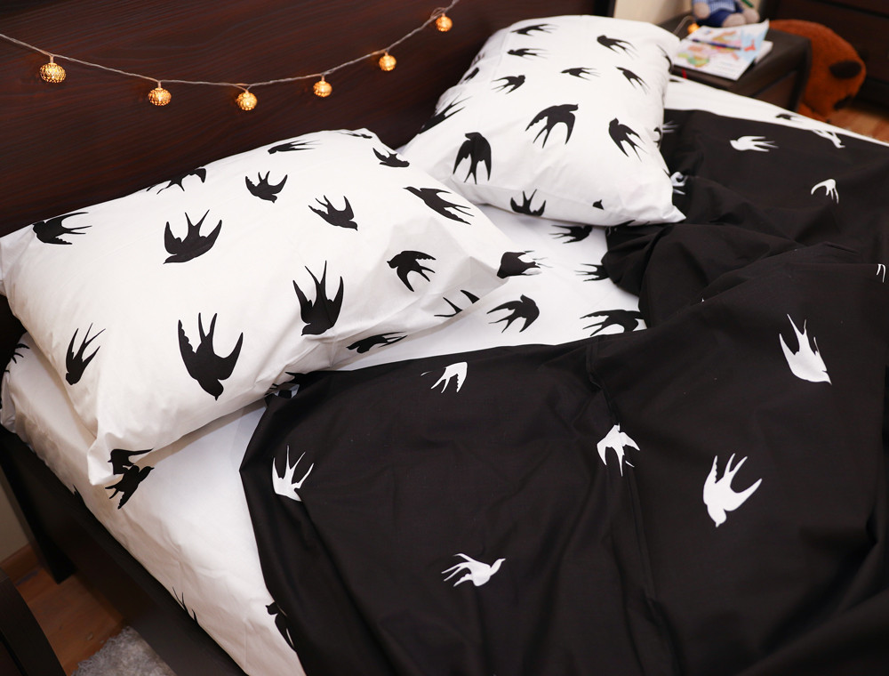 Полуторный набор постельного белья 150*220 из Бязи "Gold" №154208AB Черешенка™