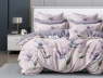 Семейный набор хлопкового постельного белья из Сатина №44248AB Черешенка™