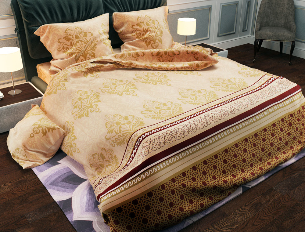 Тканина для постільної білизни Бязь "Gold" Lux GL1199