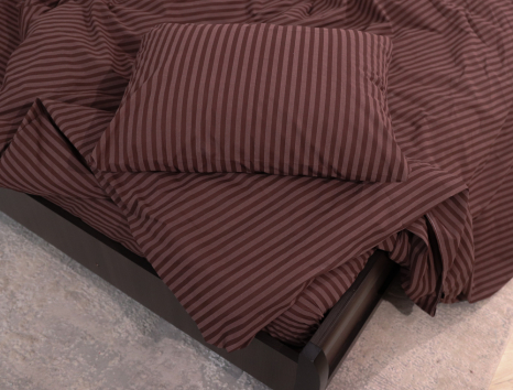 Семейный набор однотонного хлопкового постельного белья из Бязи "Gold" №1510028 Черешенка™