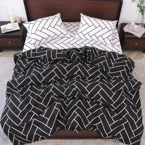 Двуспальный набор постельного белья 180*220 из Бязи "Gold" №158156AB Черешенка™