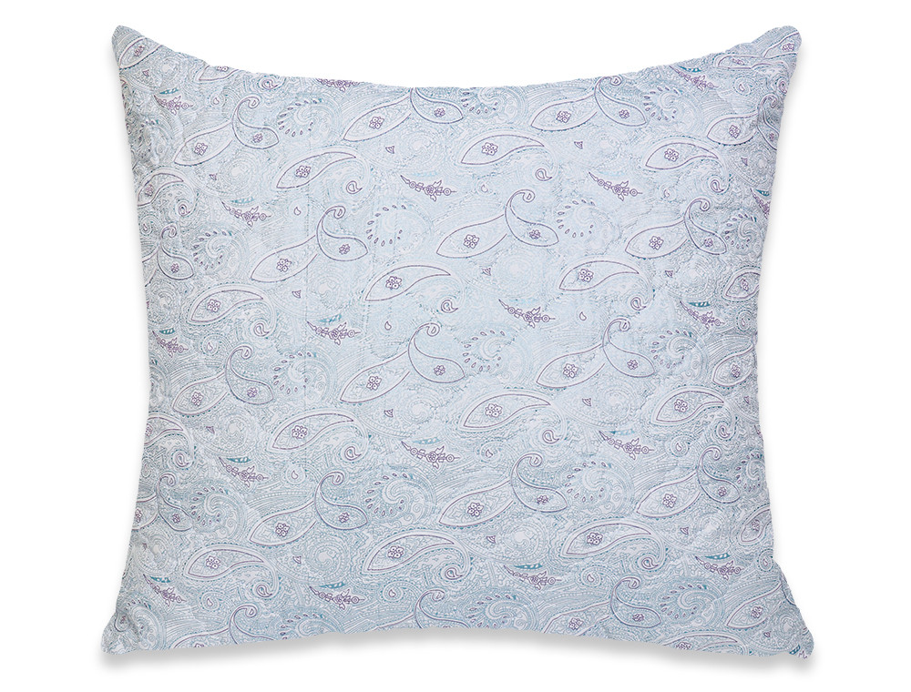 Подушка стьобана на блискавці 70*70 мікрофібра/холлофайбер №7070-7