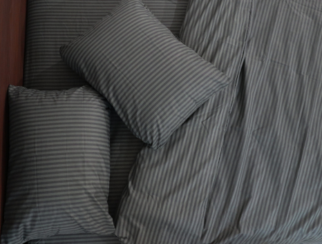 Євро-максі набір смугастої постільної білизни 200*220 із Бязі "Gold" №156610 Черешенька™