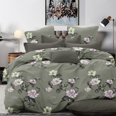 Тканина для постільної білизни Бязь "Gold" Lux GL36200green