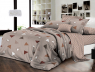 Семейный набор хлопкового постельного белья из Ранфорса №18064AB Черешенка™