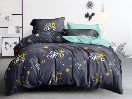 Семейный набор хлопкового постельного белья из Бязи "Gold" №154552AB Черешенка™