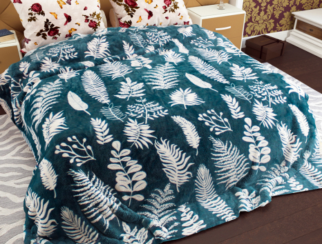 Двоспальний флісовий плед №33487