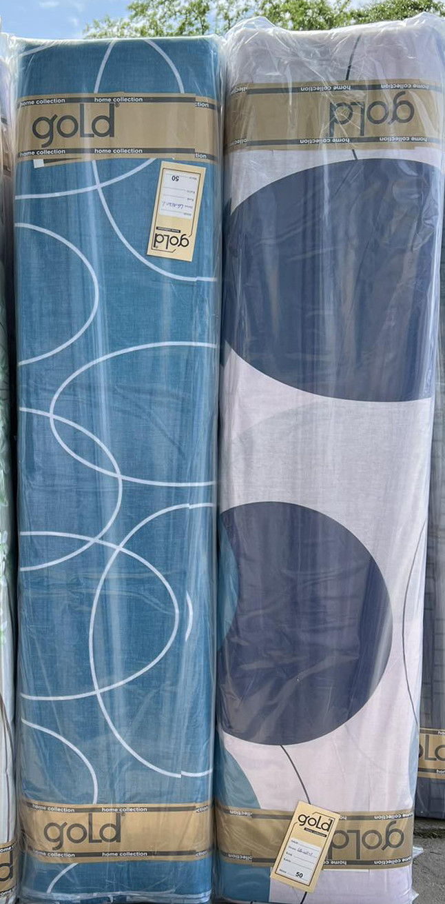 Тканина для постільної білизни Бязь "Gold" GLL1937-gold (A+B) - (50м+50м)