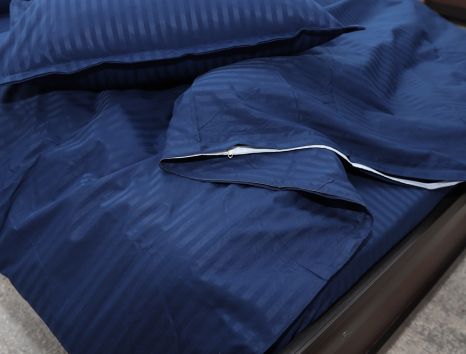 Евро макси набор постельного белья 200*230 из Страйп Сатина D-016