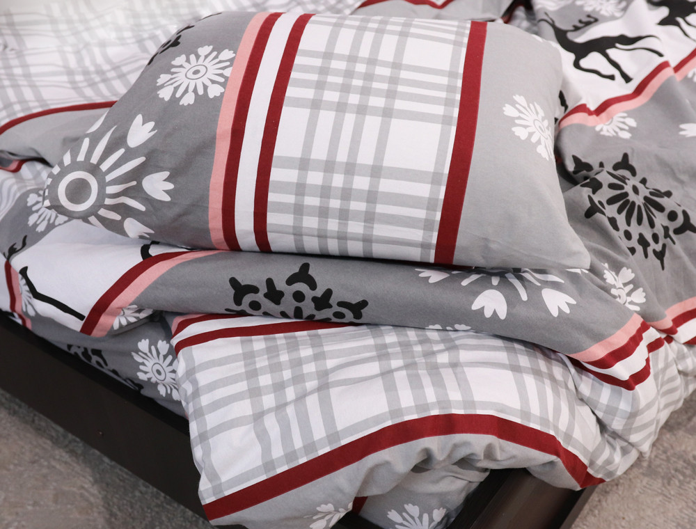 Семейный набор хлопкового постельного белья из Фланели №954631 Черешенка™